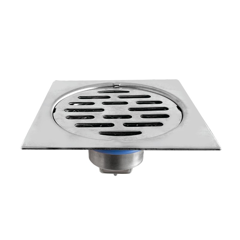 floor drain square 3''<br>(brushed ss)