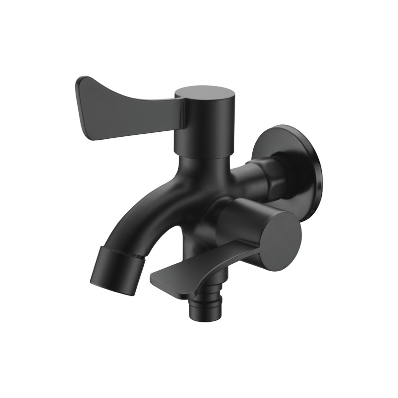 cold tap<br>w/ dual outlet (matte black)