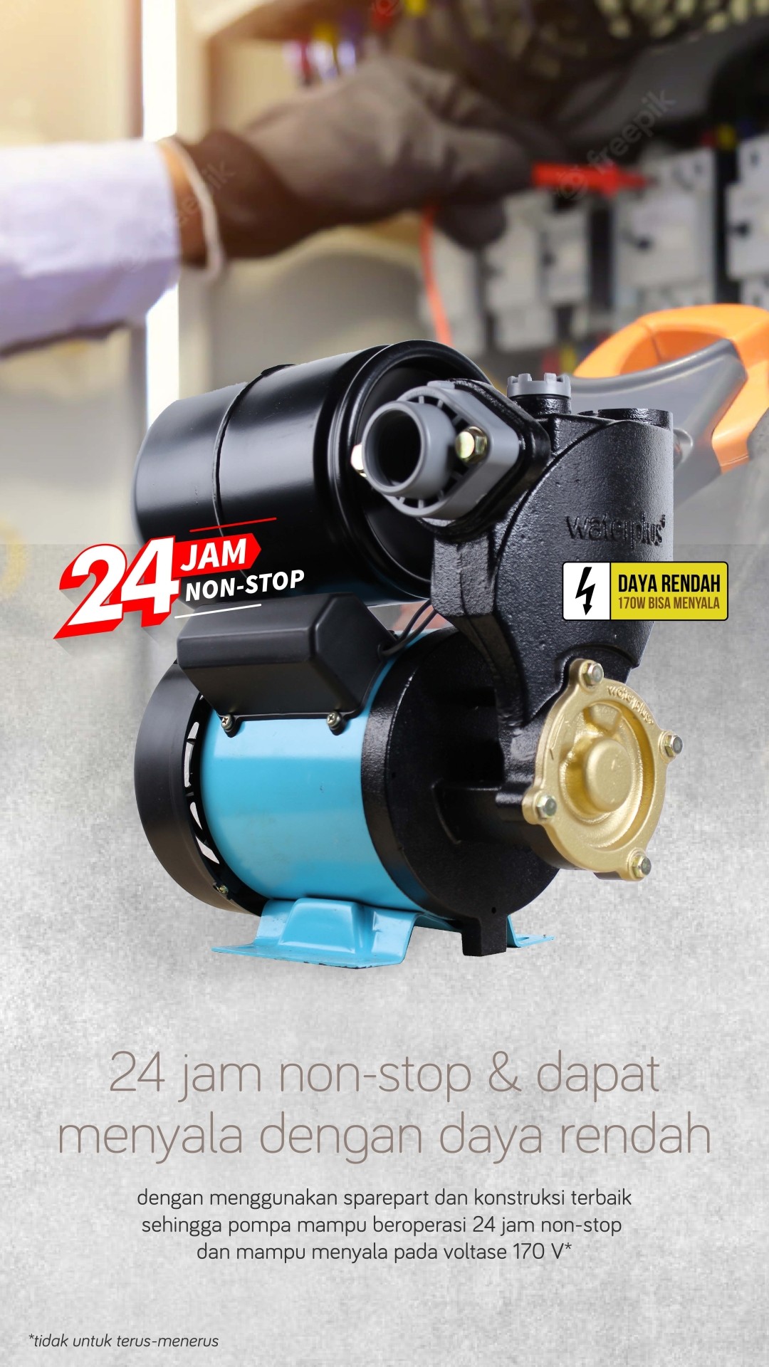 JT-288PA / jet pump auto (1.4 - 2.8bar) 250W | waterplus+